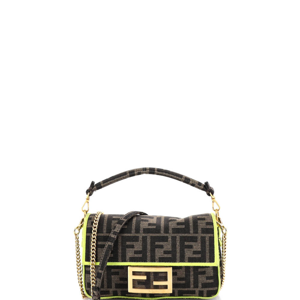 Fendi Baguette Nm Bag Zucca Canvas Mini #215142F23B
